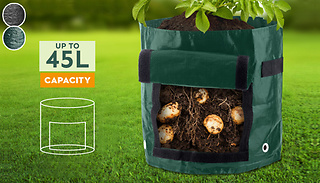 22L, 31L or 45L Potato & Vegetable Planter Grow Bag - 2 Colours