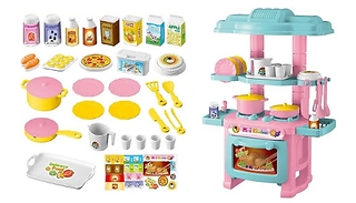 48-Piece Children's Kitchen Play Set