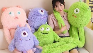 Stuffed Monster Cushion Dolls - 3 Colours, 2 Sizes