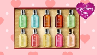 Molton Brown Mother's Day Collection Gift Set - 10 Bath & Shower Gels!