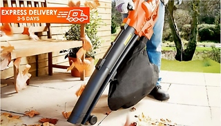 Heavy-Duty 3200w 2-in-1 Electric Leaf Blower - With Collection Bag & S ...