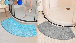 Quick Dry CobbleStone Bathroom Mat - 5 Colours!