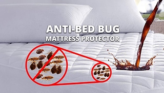40cm Quilted Anti-Bed Bug Mattress Protector - 5 Sizes