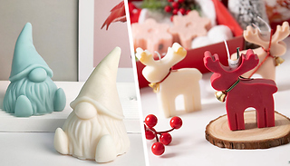 Christmas Themed Scented Candles - 7 Designs
