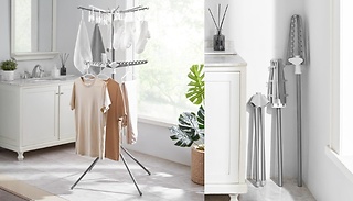 2 Tier Clothes Drying Airer with Rotatable Arms