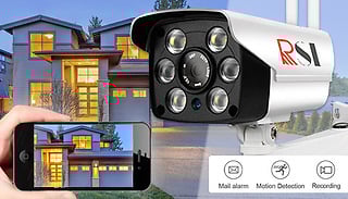 Outdoor IP Security Camera With Night Vision and Optional 30 Day Recor ...