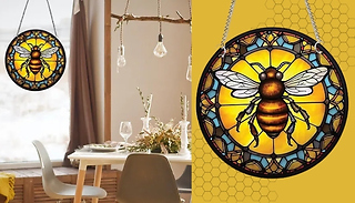 Bee Window-Hanging Suncatcher - 2 Sizes