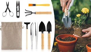 9-Piece Gardening Tool Set with Storage Bag