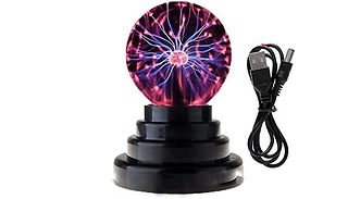 Touch Sensitive Plasma Ion Globe Lamp