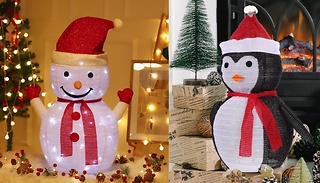 LED Christmas Character Glowing Garden Decoration - 3 Designs 