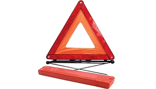 Reflective Warning Triangle with Carry Case - UK/EU Approved