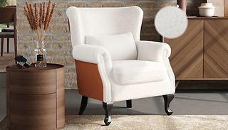 Coney Suede Padded Armchair
