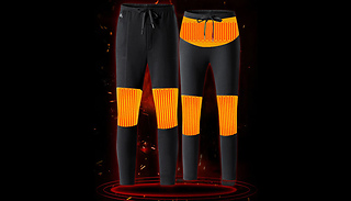 Rechargeable Heating Fleece Joggers - 2 Designs & 6 Sizes