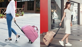 Airline Checked Foldable Luggage Bag with Wheels - 3 Colours