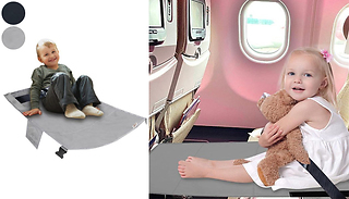 Kid's Portable Aeroplane Footrest Bed - 2 Colours & 2 Sizes