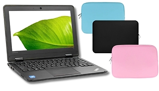 11-Inch Lenovo ThinkPad 11E Laptop with Optional Laptop Case - 3 Colou ...
