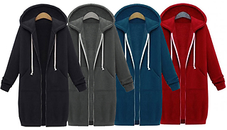 Women's Hooded Long-Sleeved Sweater - 6 Colours