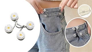 2-Pack of Daisy Flower Waist Tightener Pins