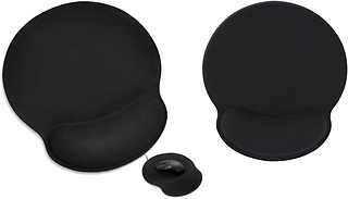 Pro Memory Foam Wrist Support Mouse Pad
