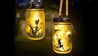 Decorative Garden Fairy Mason Jar Lights - 1 or 2