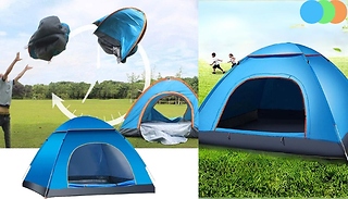 3-Person Pop-Up Portable Waterproof Camping Tent - 3 Colours