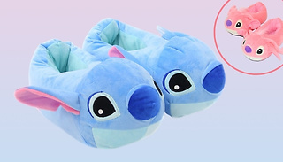 Plush Warm Character Slippers - 2 Colours 