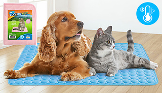 Pet Cooling Gel Cushioned Floor Mat - 2 Colours & 4 Sizes
