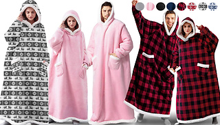 Oversized Lazy Poncho Hoodie - 8 Colours