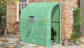 Outsunny Walk-In Lean to Wall Greenhouse