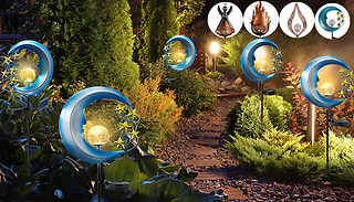 Solar Rustic-Style Ornamental Garden Stake Light - 4 Colours