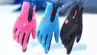 Unisex Sports Touch Screen Gloves - 3 Colours & Sizes