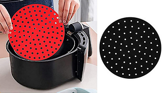 1 or 2 Reusable Non-Stick Air Fryer Liners - 8 Options