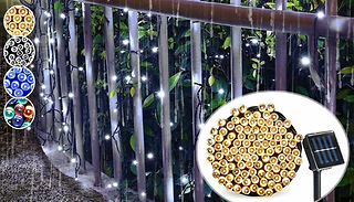 100 or 200 LED Outdoor Solar Powered Fairy Lights - 4 Colours