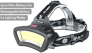 NextGen Waterproof Rechargeable Head Lamp