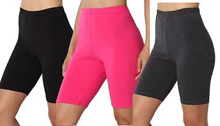 High Waisted Yoga Shorts - 7 Colours, 6 Sizes
