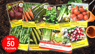 Easy-Grow Nurseryman's Choice Vegetable Seeds - 10, 25 or 50 Packets