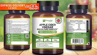 3-Month Supply of Prowise Apple Cider Vinegar Bio Culture Complex - 18 ...