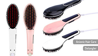 3-in-1 Hair Straightening Brushes - 3 Colours