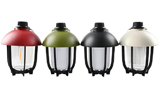 LED Retro Style Rechargeable Camping Lantern - 4 Colours