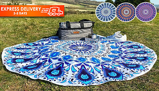 Round Beach Picnic Mat - 3 Colours