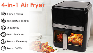 7L Digital Clear Window Air Fryer