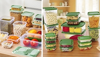 17-Piece Airtight Food Containers - Microwaveable and Dishwasher Safe!