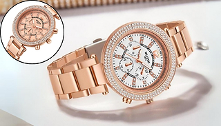 WLISTH Women's Quartz Rhinestone Watch - 2 Colours