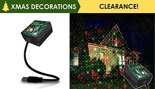 USB Christmas Ambience Festive Projection Light - 5 Designs