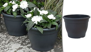 1, 3 or 5 Grey Sabina Plant Pots
