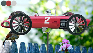 Race Car Windmill Garden Decoration - 3 Colours