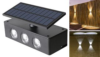 Solar Double-Sided LED Wall Lamp