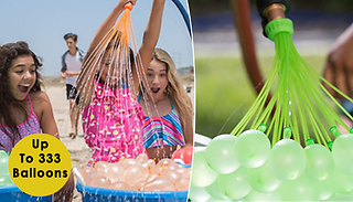 Quick-Filling Water Balloon Bunches - 111 to 333 Balloons!
