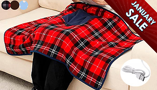 USB-Heated Body Warming Electric Blanket - 3 Colours