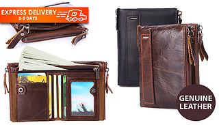 RFID Blocking Real Leather Wallets - 2 Colours